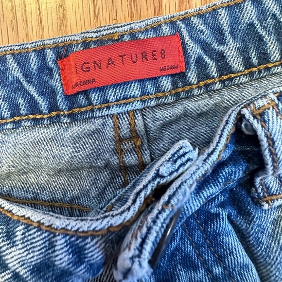 High Waisted Denim Jean Shorts - Picture 5 of 5